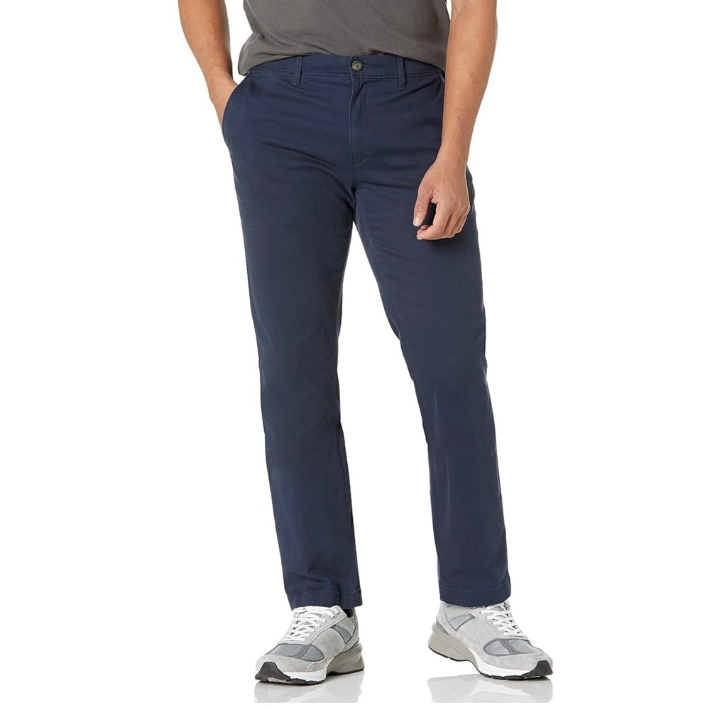 Amazon Essentials Men's Slim-Fit Casual‎ Stretch Chino Pant 31 x 34 navy